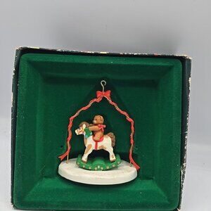 Vintage Lucy Rigg Enesco Christmas Tree Ornament 1984 GodChild's First Ornament